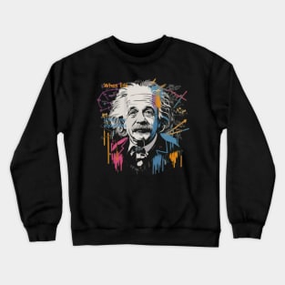 Turn Equations into Laughs: "Einstein Memes" Crewneck Sweatshirt